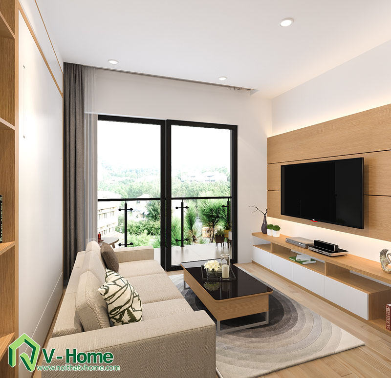 noi-that-thong-minh-officetel-6 Thiết kế nội thất căn hộ Officetel diện tích 32m2 - TP. Bắc Ninh