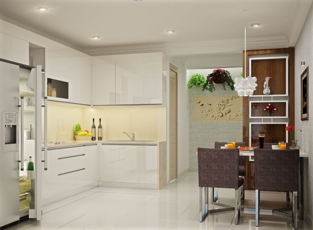 don-gian-và-hien-dai-1024x754 [Kiến thức] Thiết kế nội thất bếp phòng ăn như thế nào?