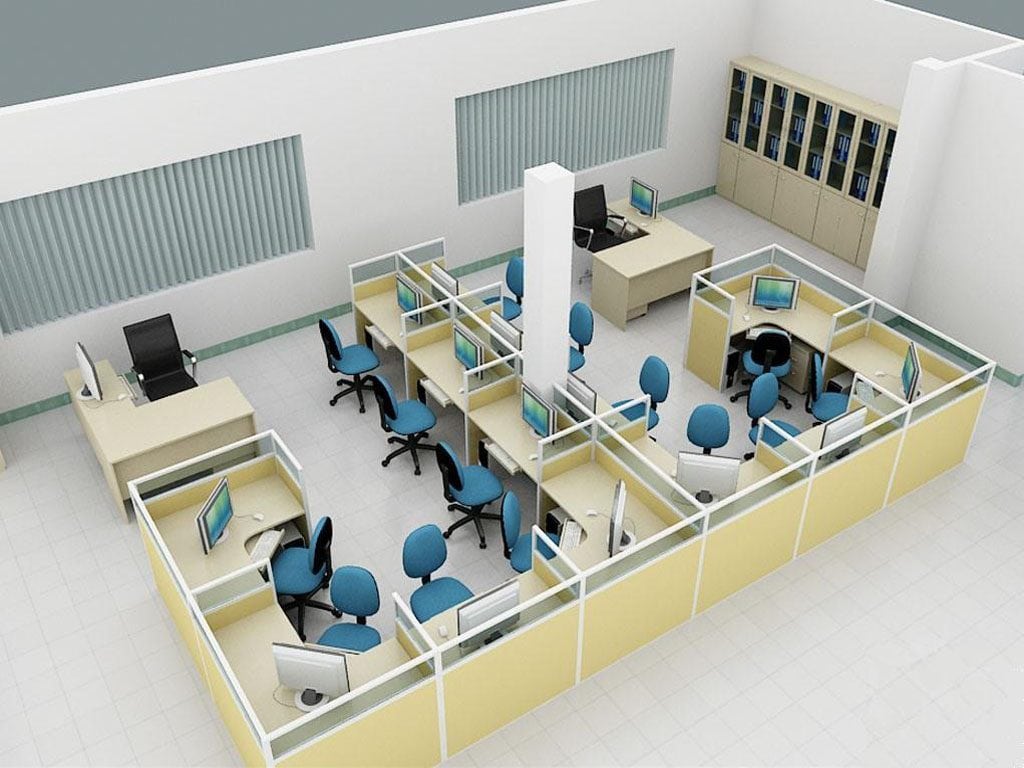 vachnganviet-1024x768 [Kiến thức] Thiết kế nội thất văn phòng chuẩn đẹp