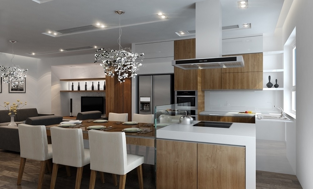 mau-bep-hien-dai_2 Gợi ý thiết kế nội thất chung cư 70m2 đẹp