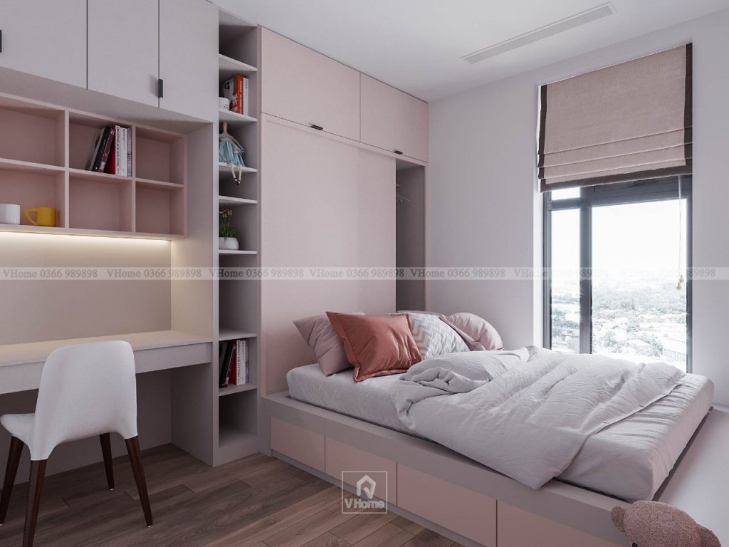 ngủ-nhỏ-2-1024x768 Thiết kế nội thất chung cư Chelsea Park Trần Kim Xuyến
